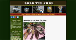 Desktop Screenshot of bolotieshop.com